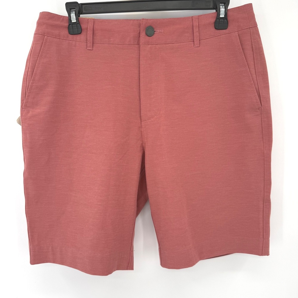 Faherty Shorts Mens 31 Canyon Rose All Day Hybrid 9 Inch Inseam Quick Dry
